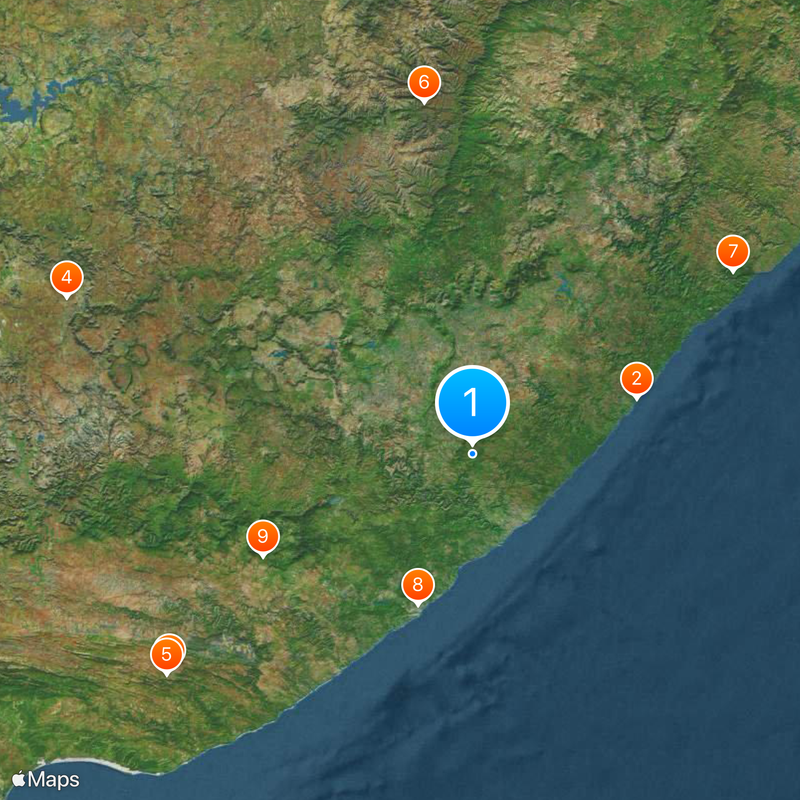 Walter Sisulu University Map