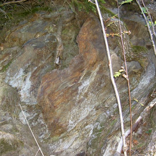 Gneisaufschluss S von Steinmühle
