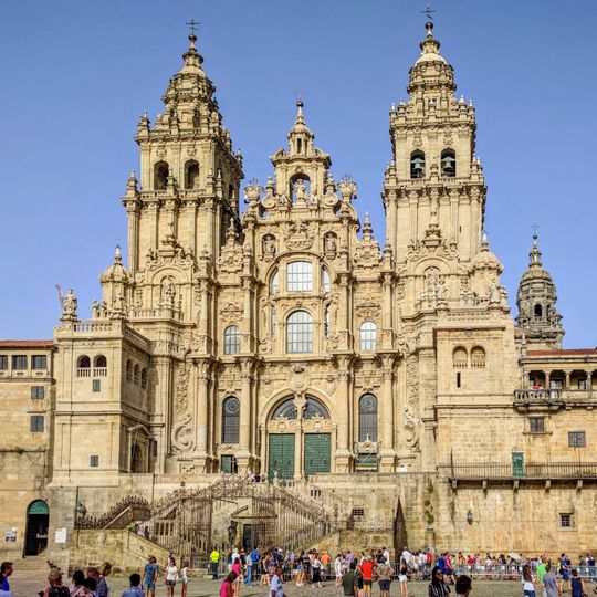 Old town of Santiago de Compostela