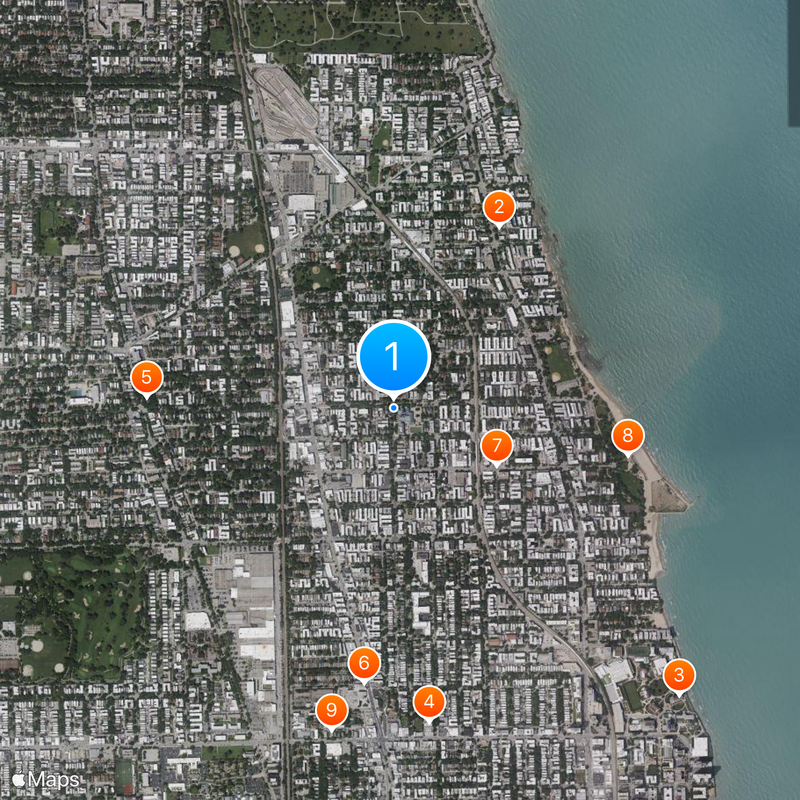 Rogers Park Map