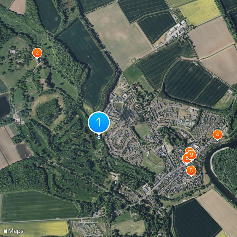 Coldstream Map