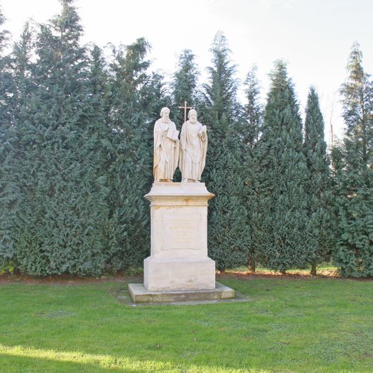 Sousoší svatého Cyrila a Metoděje v Přepychách