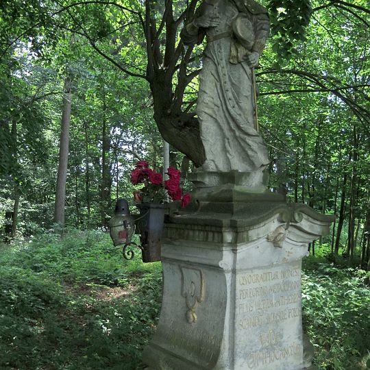 Socha svatého Jana Nepomuckého poutníka