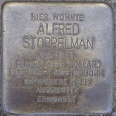 Stolperstein à la mémoire d’Alfred Stoppelman