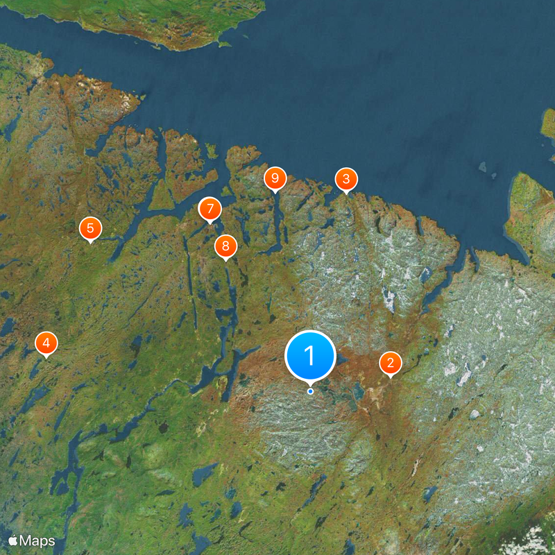 Pozo superprofundo de Kola Mapa