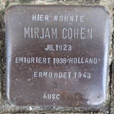 Stolperstein dedicated to Mirjam Cohen