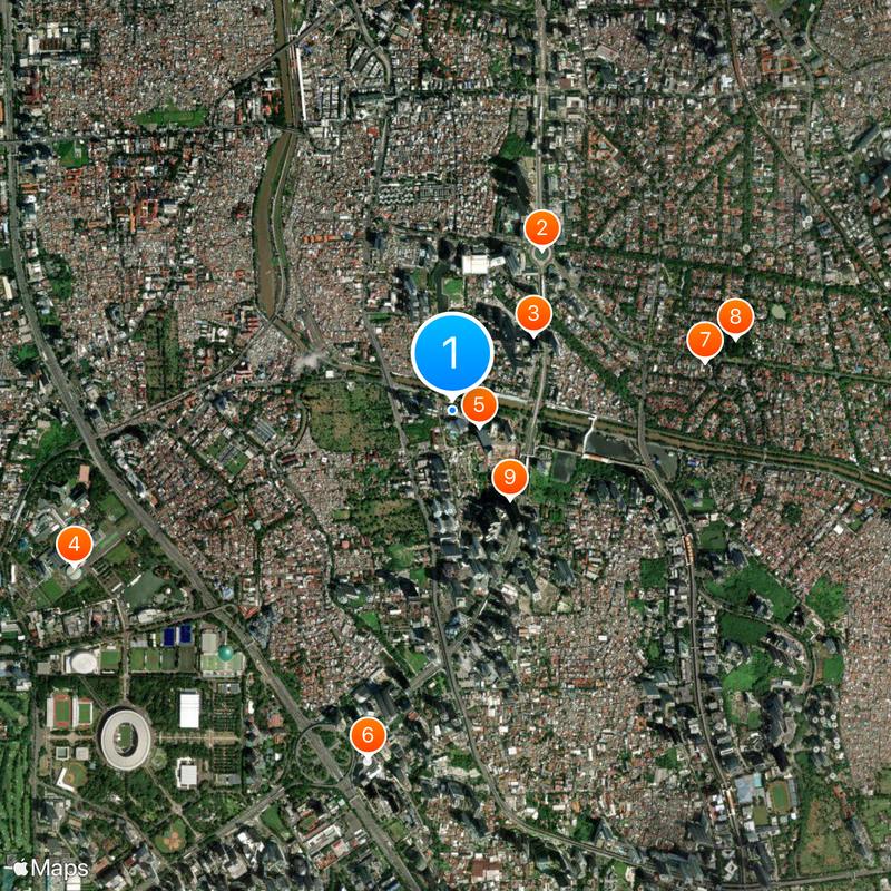 Shangri-La Jakarta Map