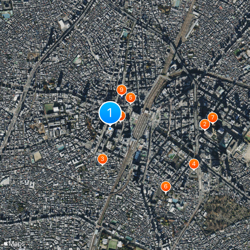 Tokyo Metropolitan Theatre Mapa