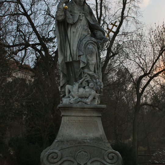 Statue of Saint Procopius in Telč