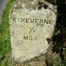 Milestone, opp. Treskewes Farm House