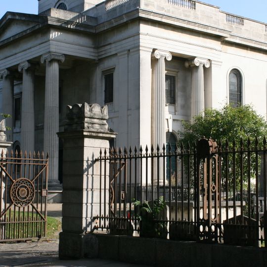 Railed Wall And Gate Piers At All Saints Church With St Frideswide