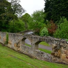 Roadside Wall To South Of Lesbury Bridge
