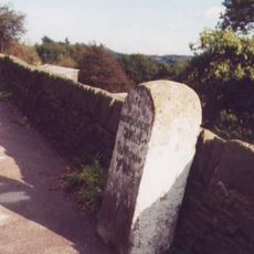 2 Miles Post Between Netherton And Healey House
