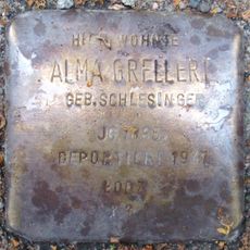Stolperstein à la mémoire d’Alma Grellert