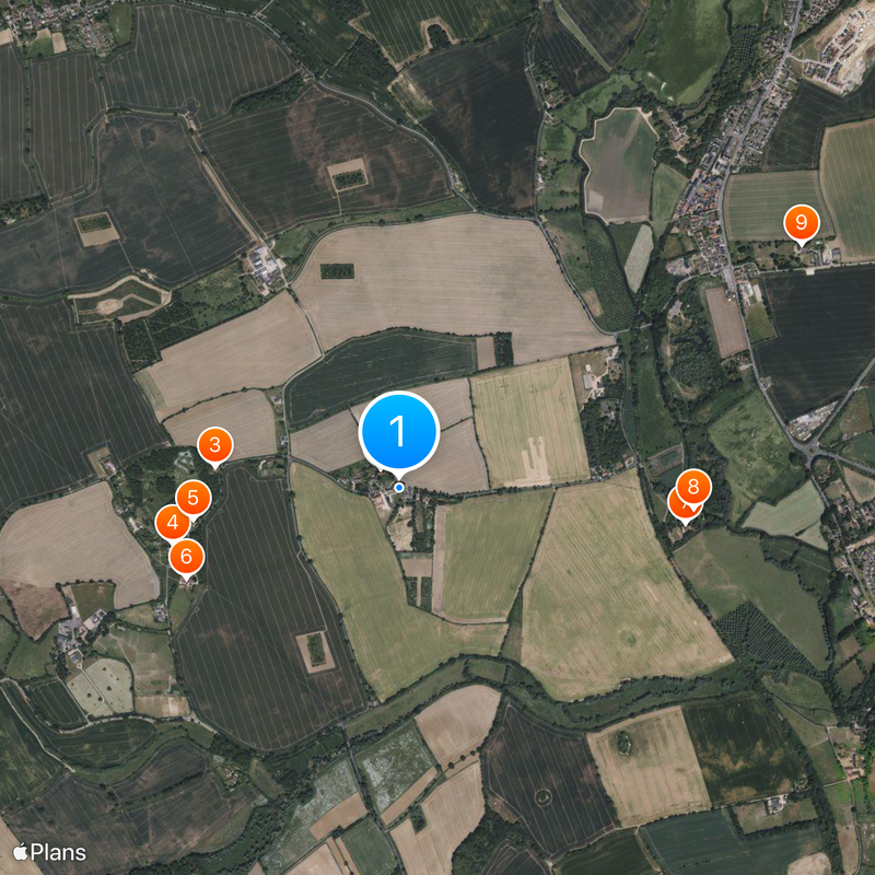 Presbytère de Borley Carte