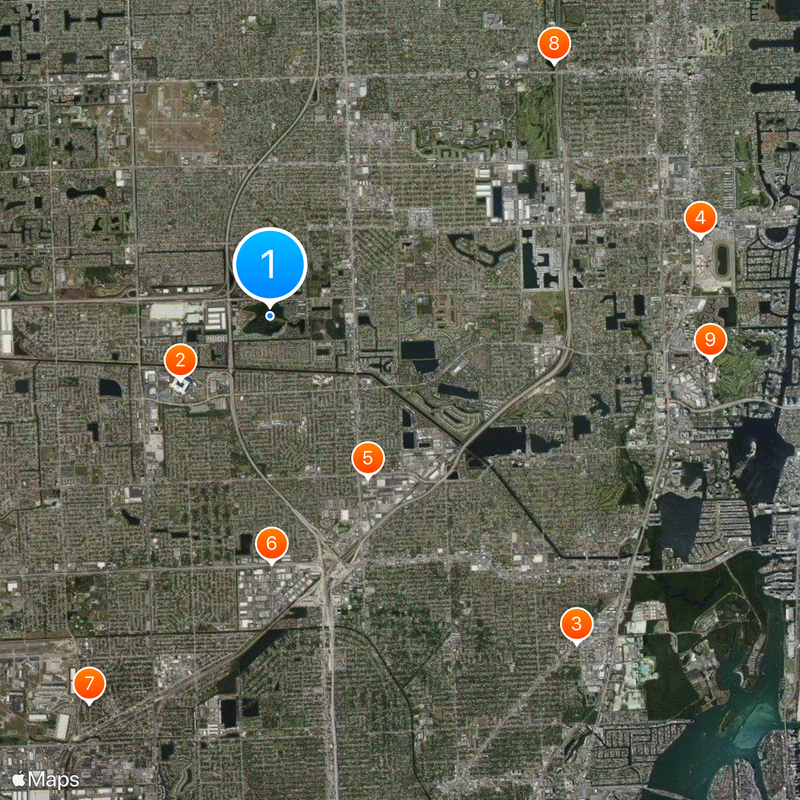 WTVJ Map