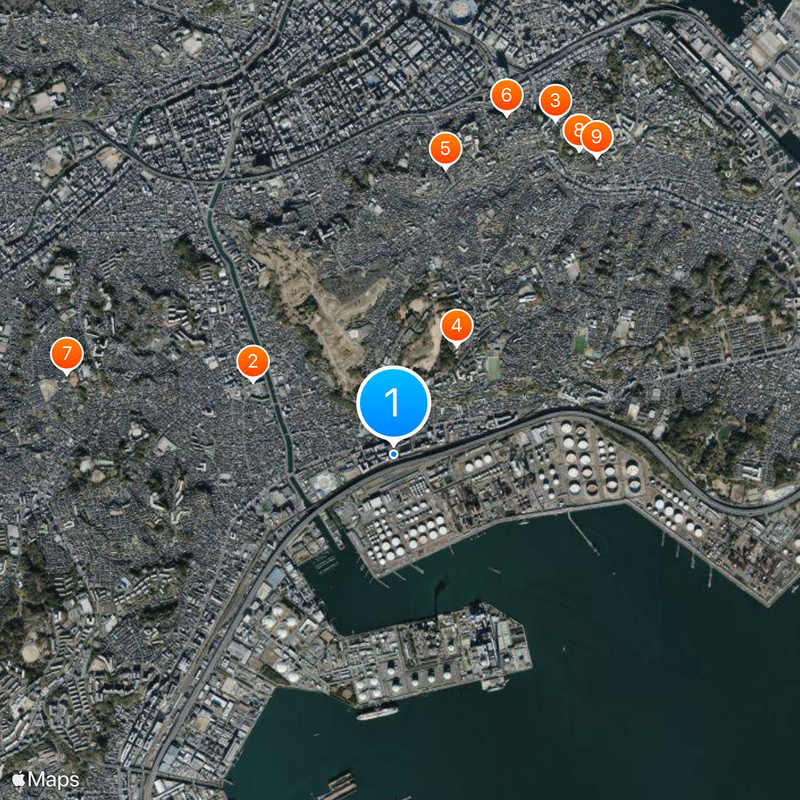 Negishi Station Map