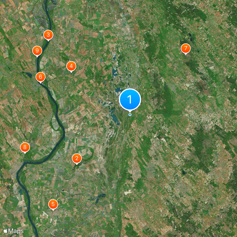 Kiskunság National Park Mappa