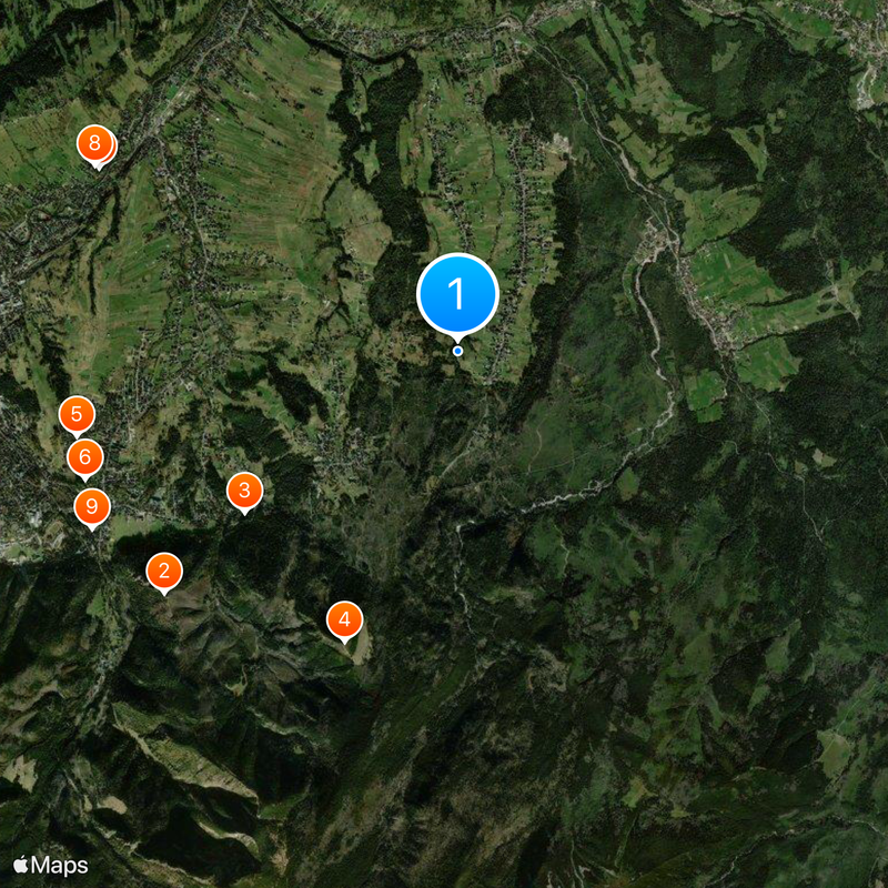 Murzasichle Map