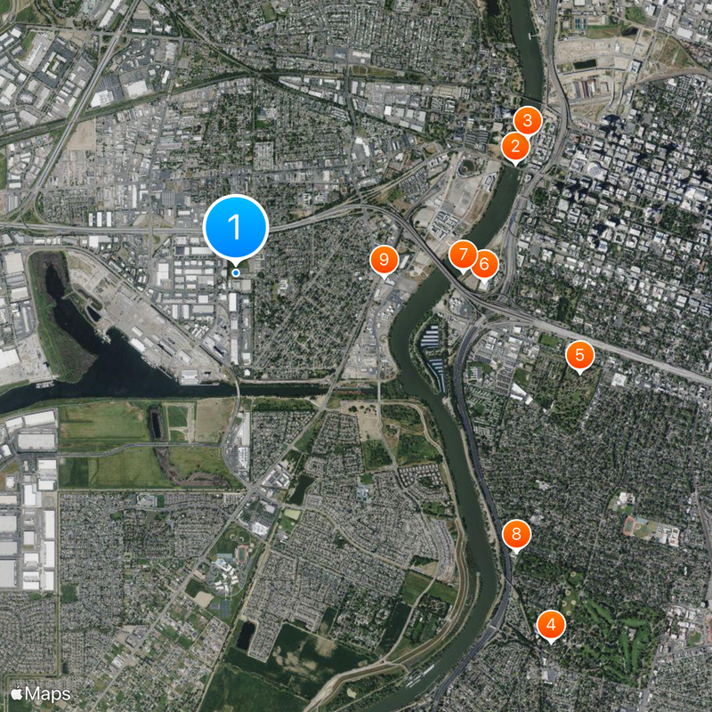 West Sacramento Mapa