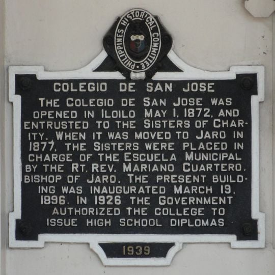 Colegio de San Jose historical marker