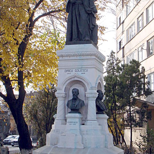 Monument to Dinicu Golescu, Wladimir Hegel