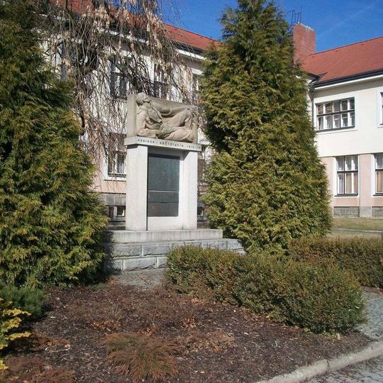 World Wars memorial in Kamenice nad Lipou