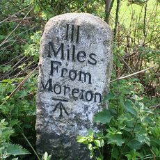 Milestone, 30m W of "Snaresbrook", quarter mile NE of Rock Valley Farm