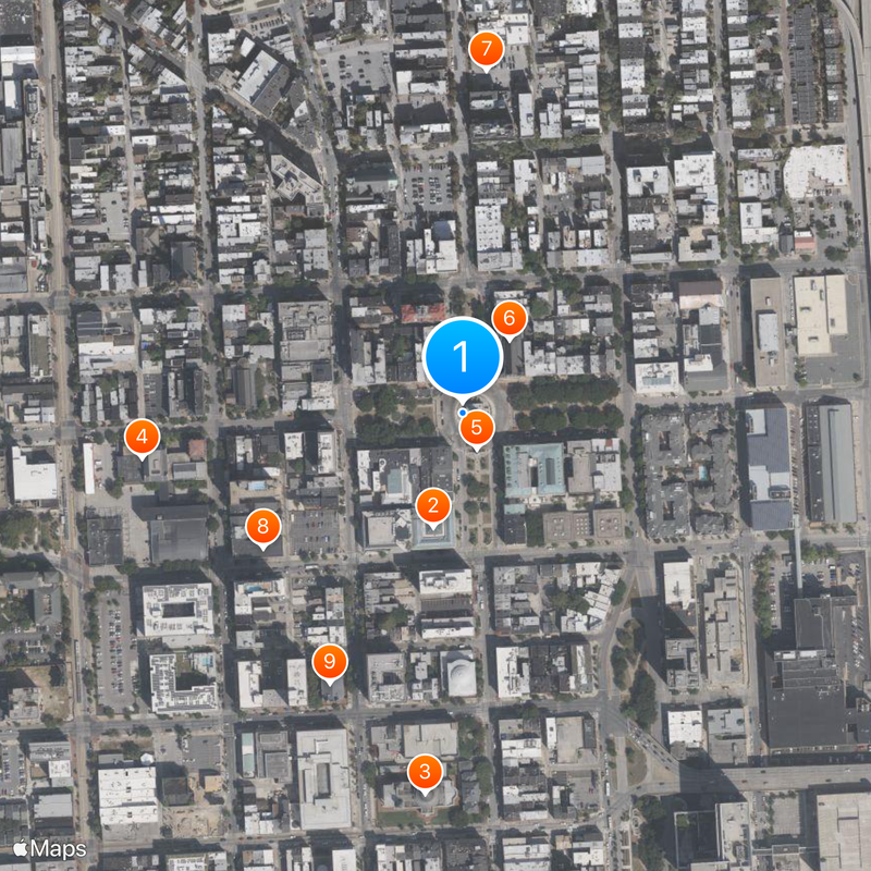 Washington Monument Karte