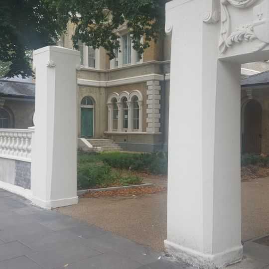 Front Wall, Gate Piers And Gates At St Clements Hospital