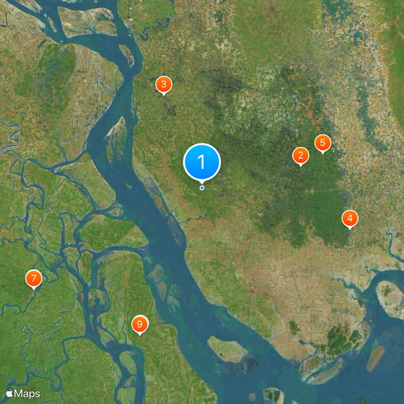 Lakshmipur District Map
