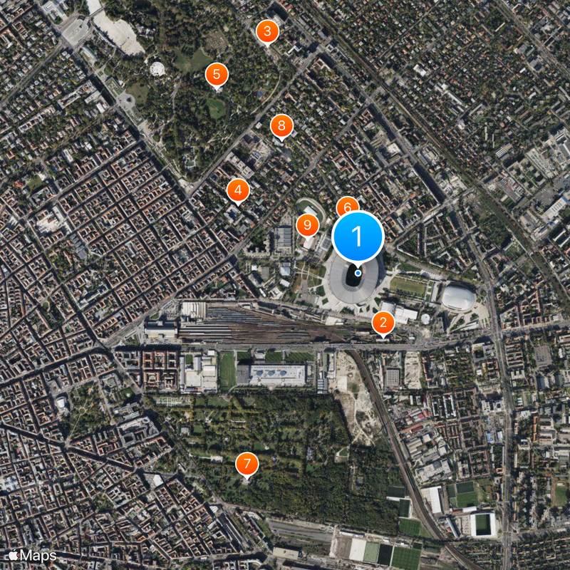 Puskás Aréna Map