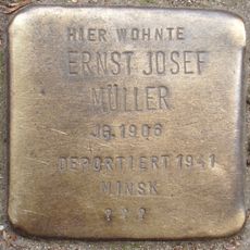 Stolperstein dedicated to Ernst Josef Müller