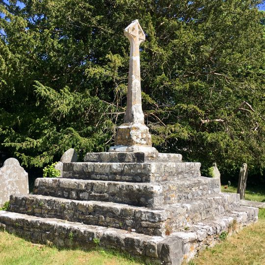 Churchyard cross in St Andrew's Churchyard
