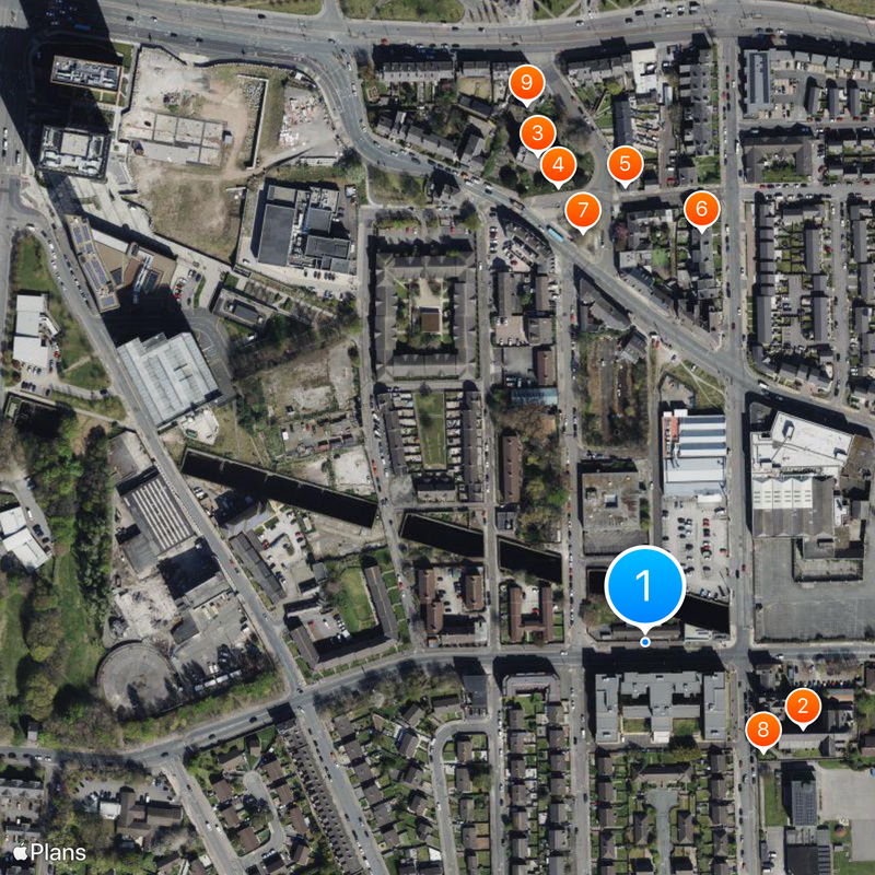Williamson's Tunnels Map