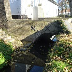 Arch bridge next to the beguinage Thorn