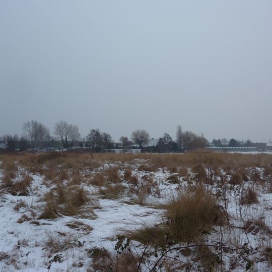 Terrein waarin overblijfselen van Vroeg-Middeleeuws grafveld