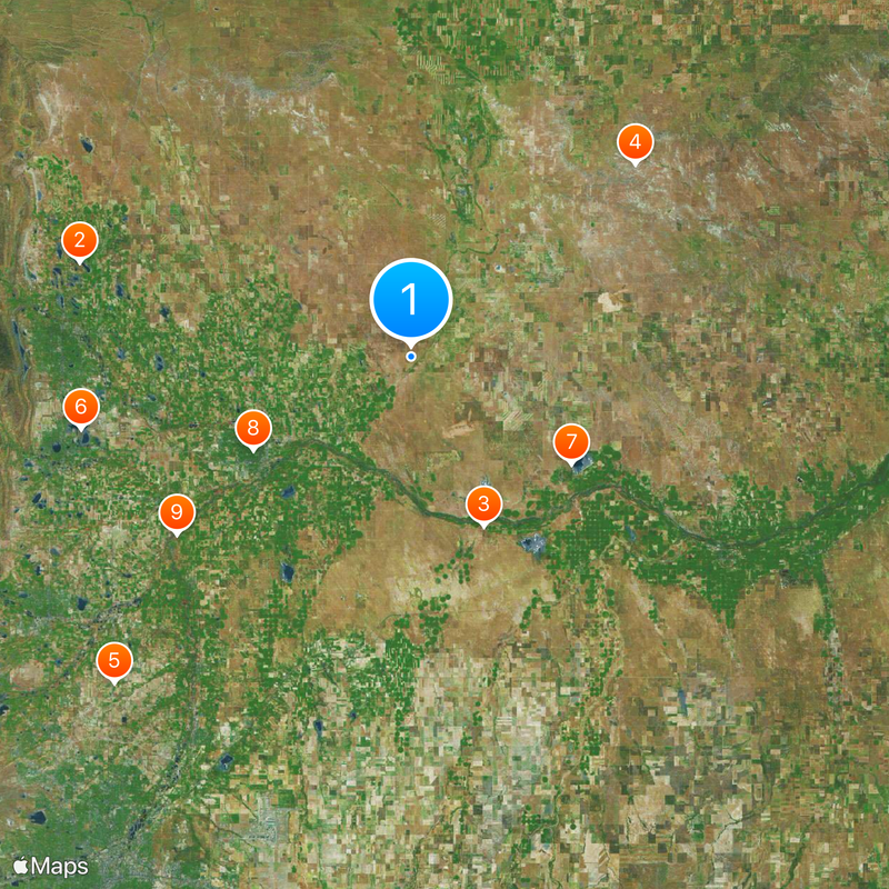 Condado de Weld Mapa