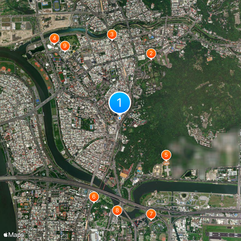 Shilin Night Market Mapa