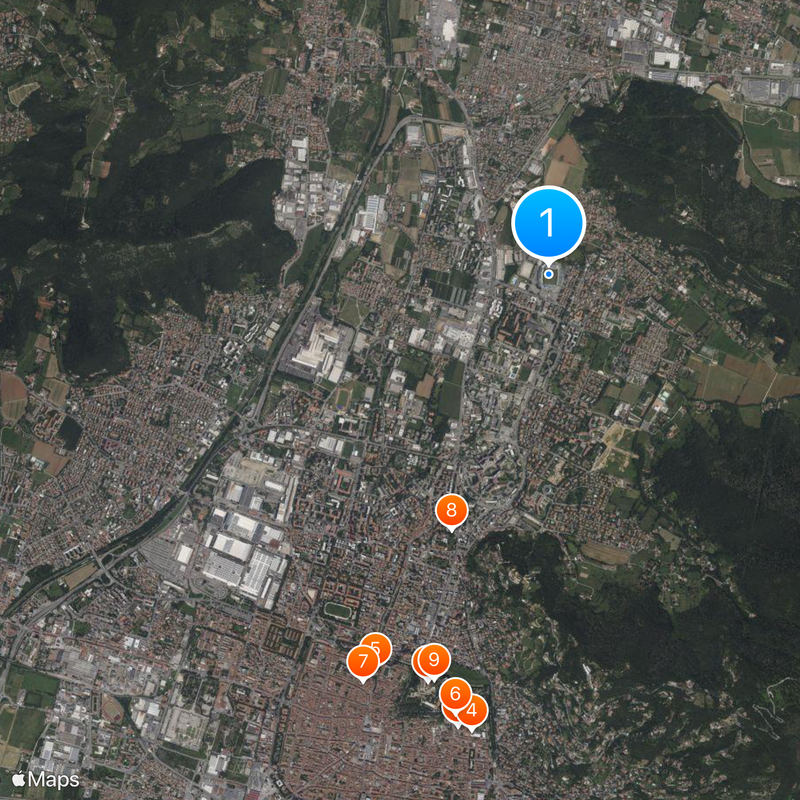 Stadio Mario Rigamonti Map