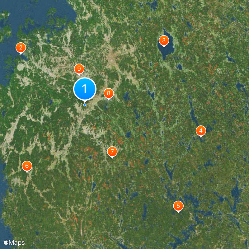 Etelä-Pohjanmaa Mapa