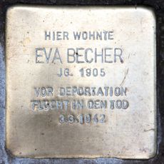 Stolperstein en memoria de Eva Becher