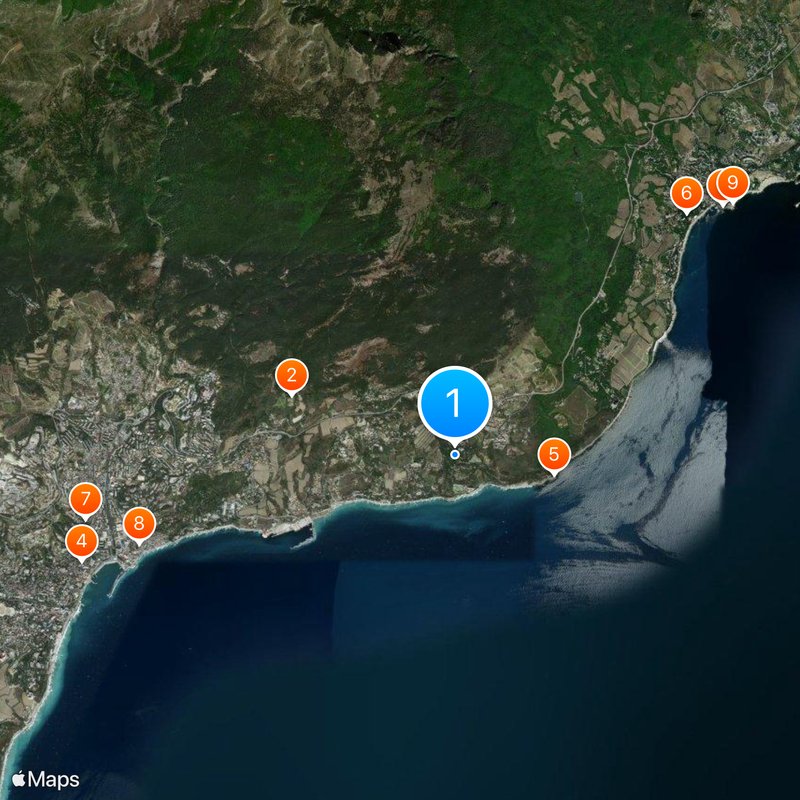 Nikitsky Botanical Garden Mappa
