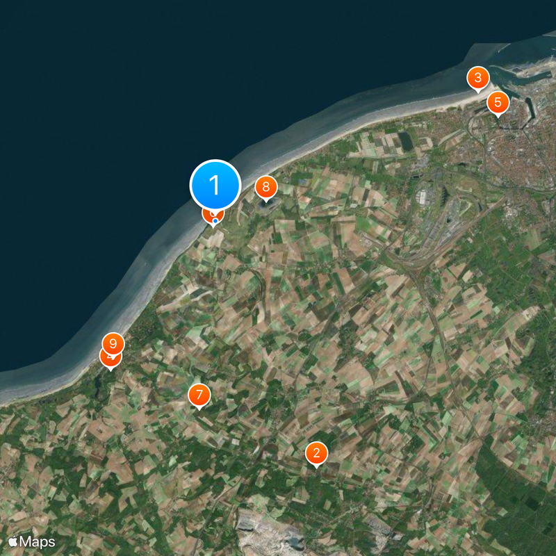 Cap Blanc Nez Mappa