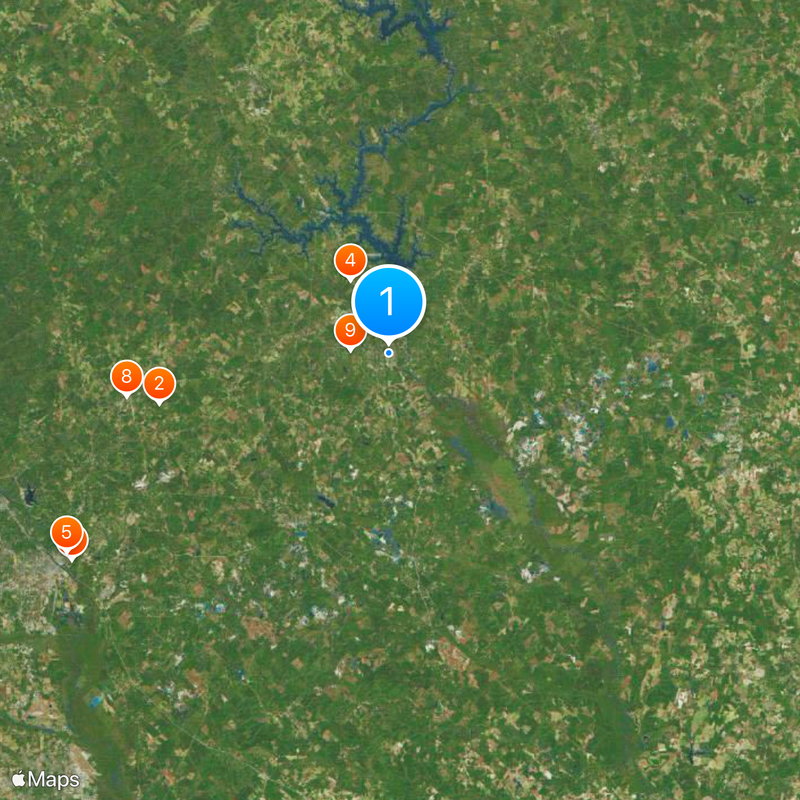 Central State Hospital Map