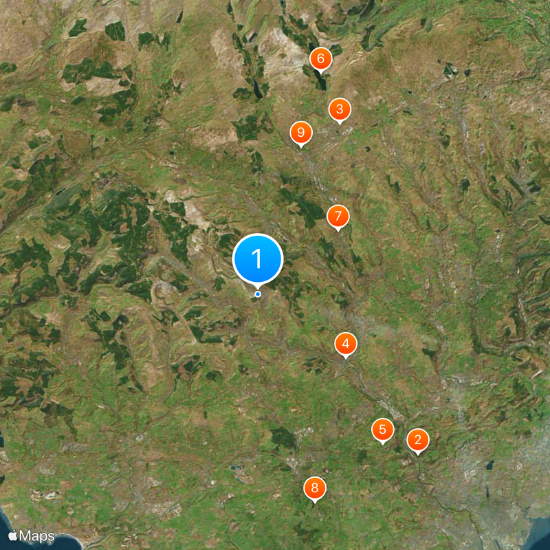 Rhondda Cynon Taf Karte
