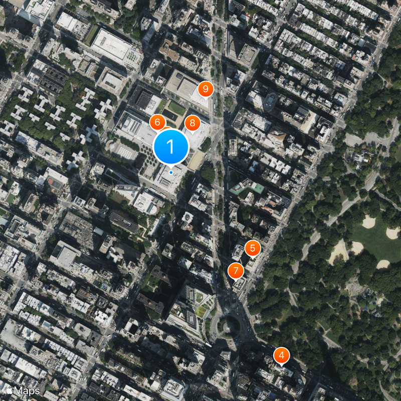 New York City Opera Mapa