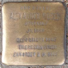 Stolperstein en memoria de Alexander Moses