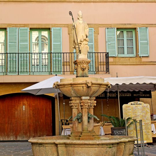 Fountain with Saint Nicolas