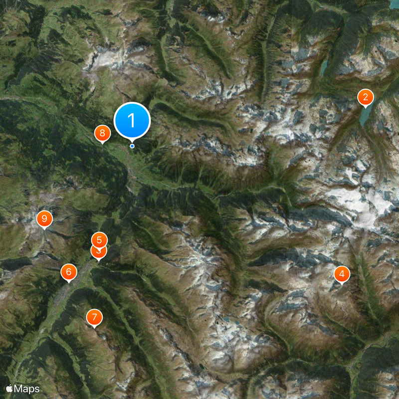 Klosters-Serneus Mappa